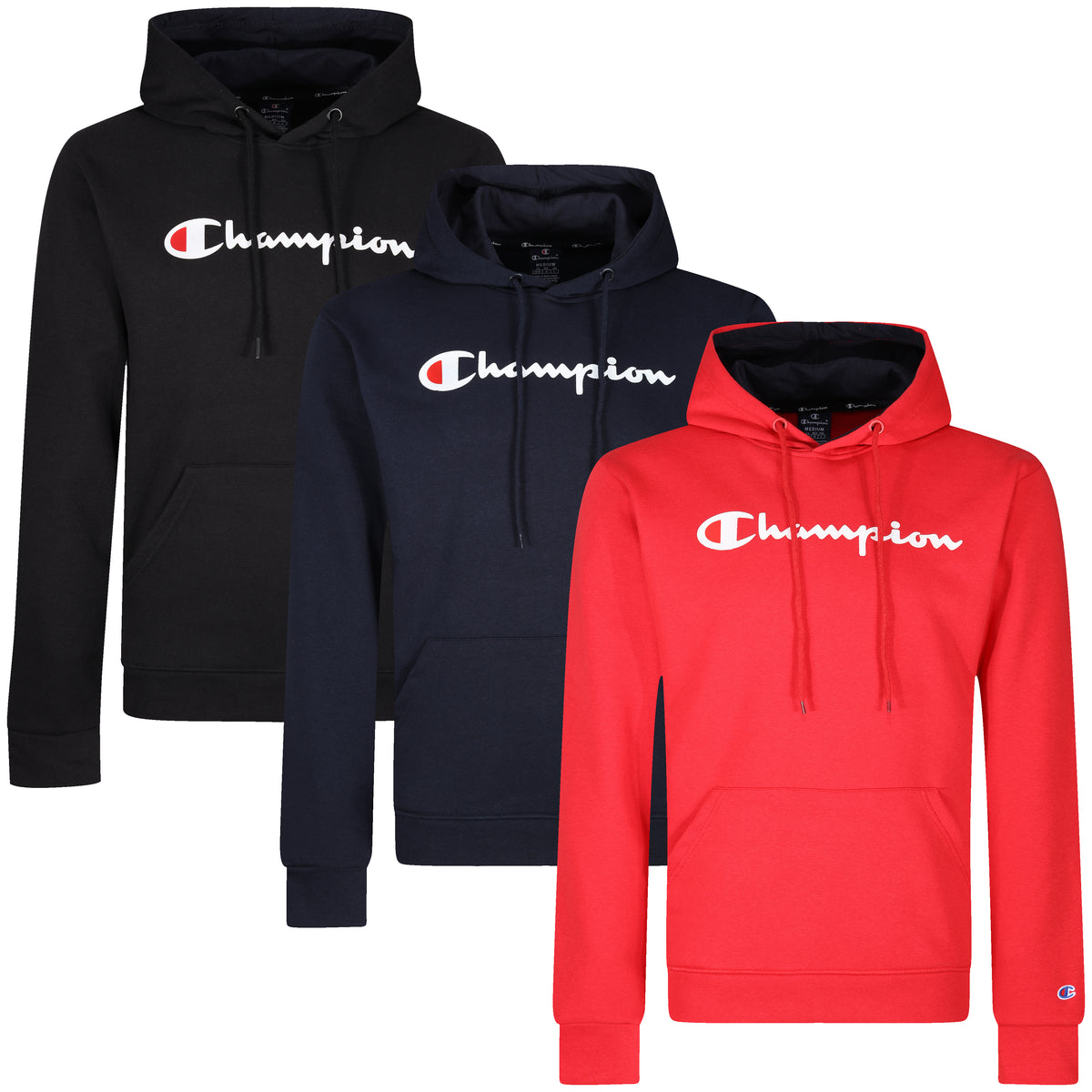 Champion diagonal script fashion hoodie