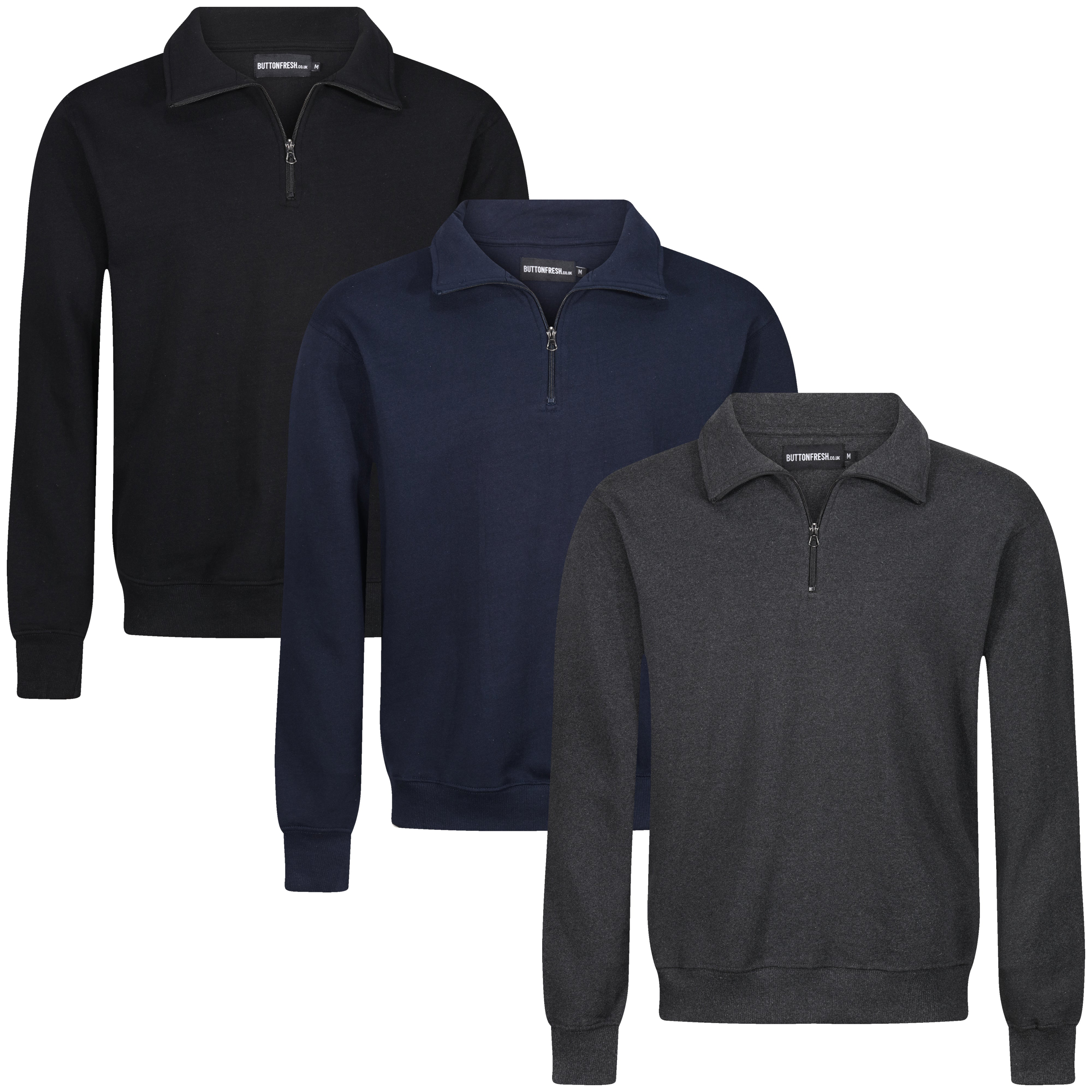 ButtonFresh Quarter Zip Pullover