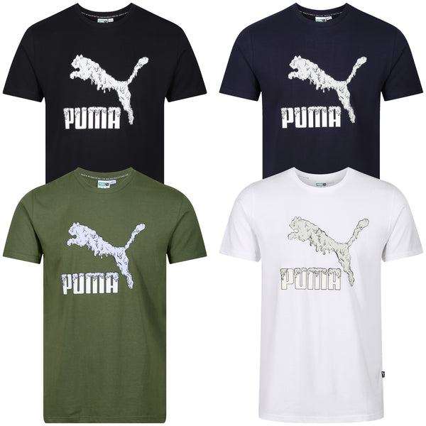 Puma Drip Logo Graphic T-Shirt