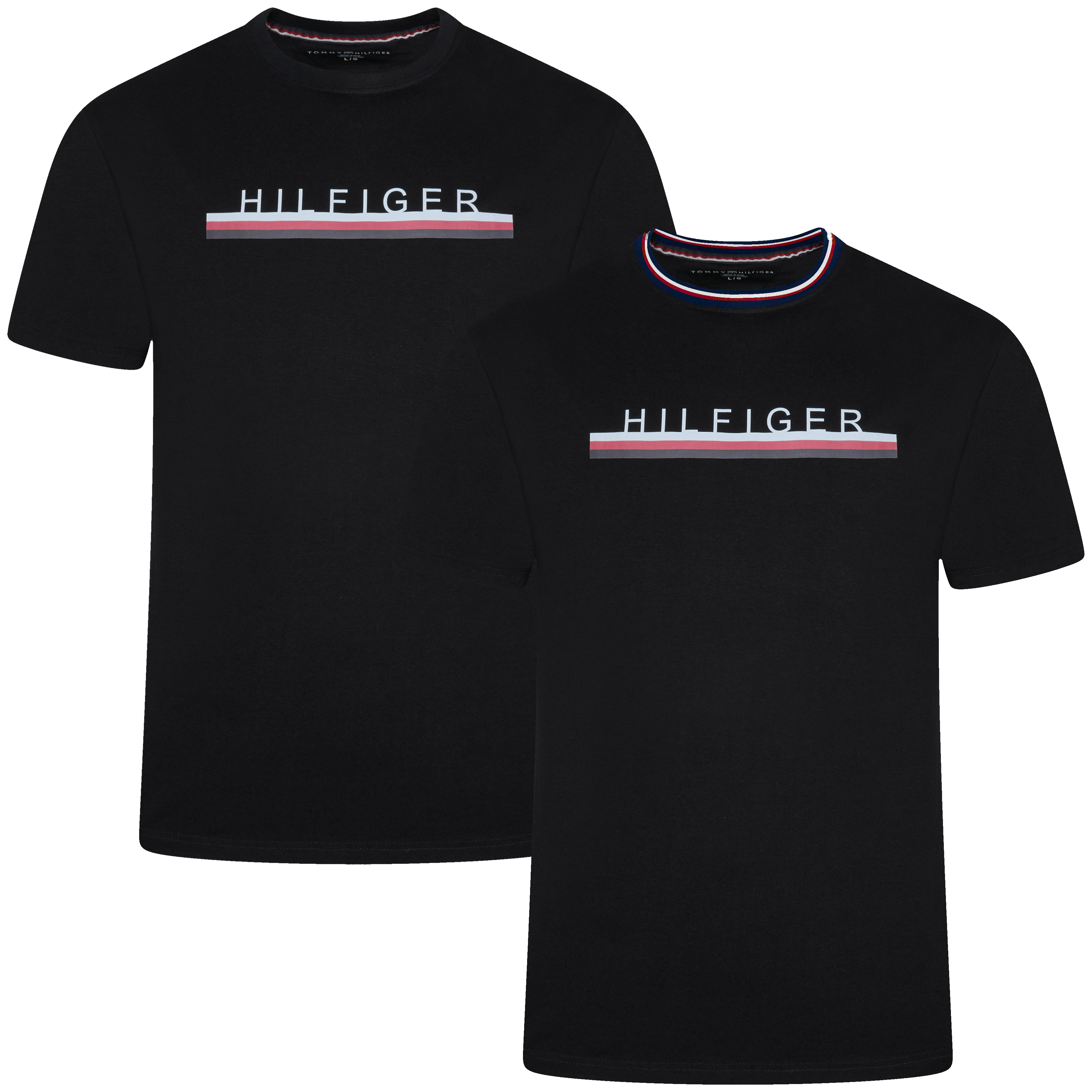 Tommy Hilfiger Tricolour Print Graphic T-Shirt