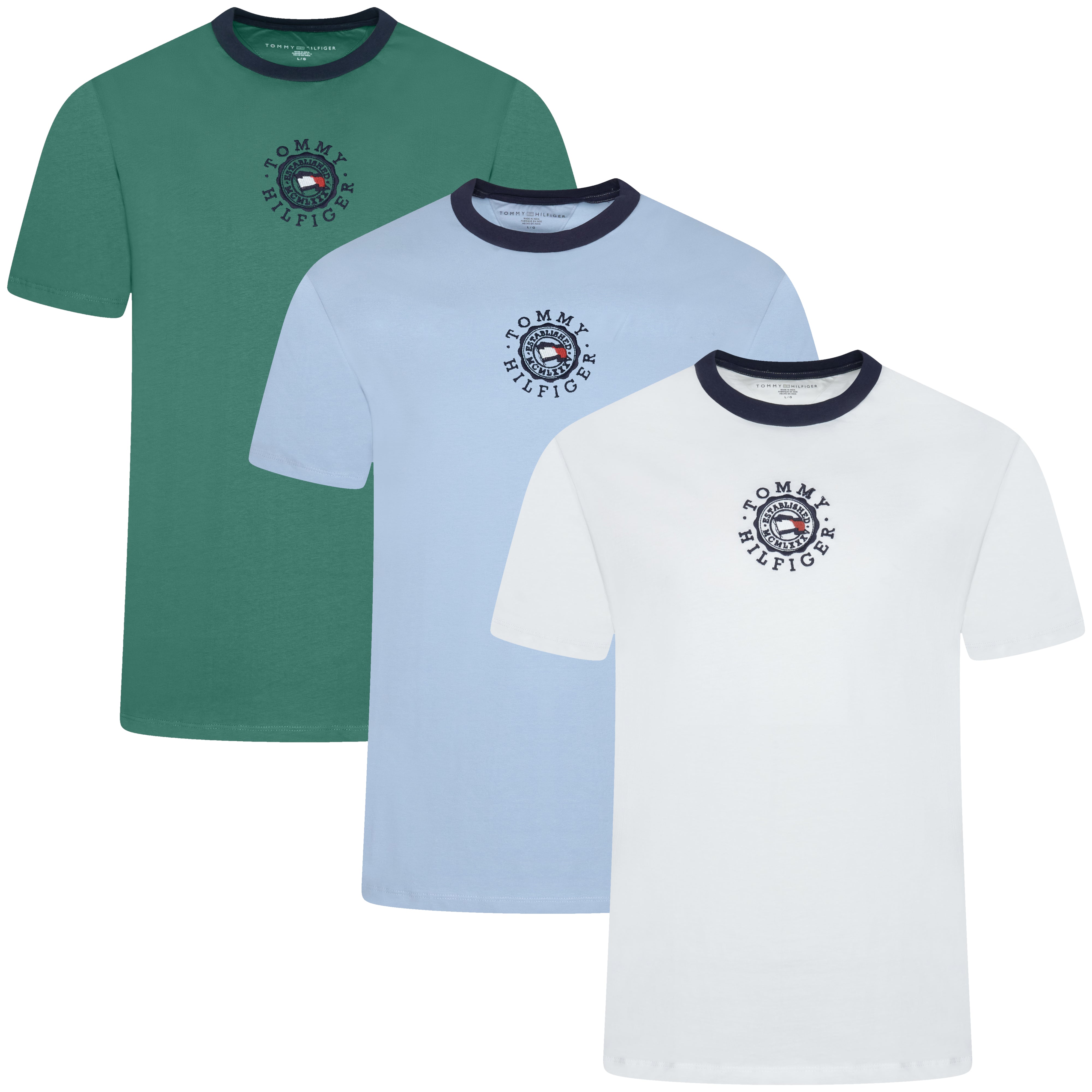 Tommy Hilfiger Embroidered Stamp Logo T-Shirt