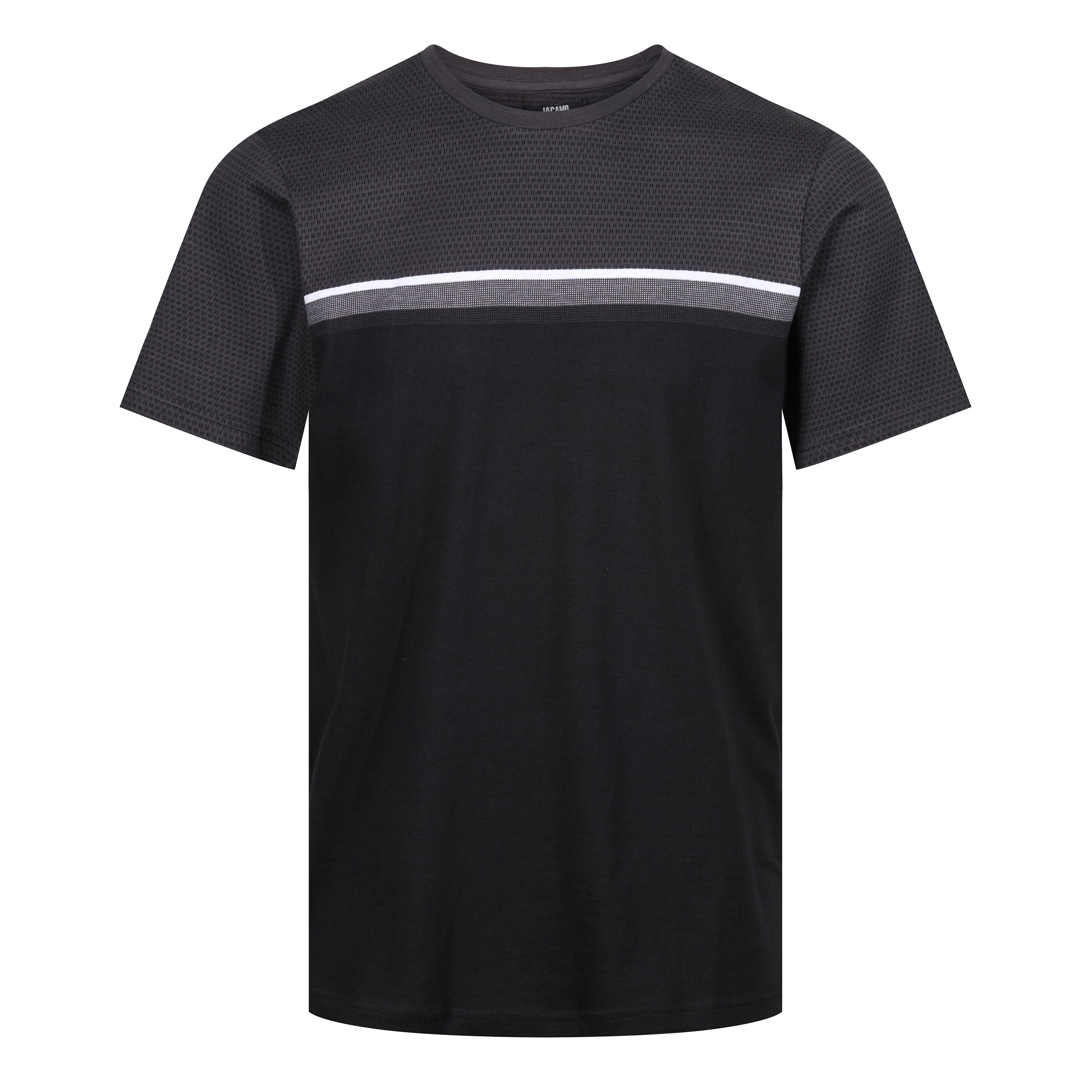 Jacamo Textured Colourblock T-Shirt