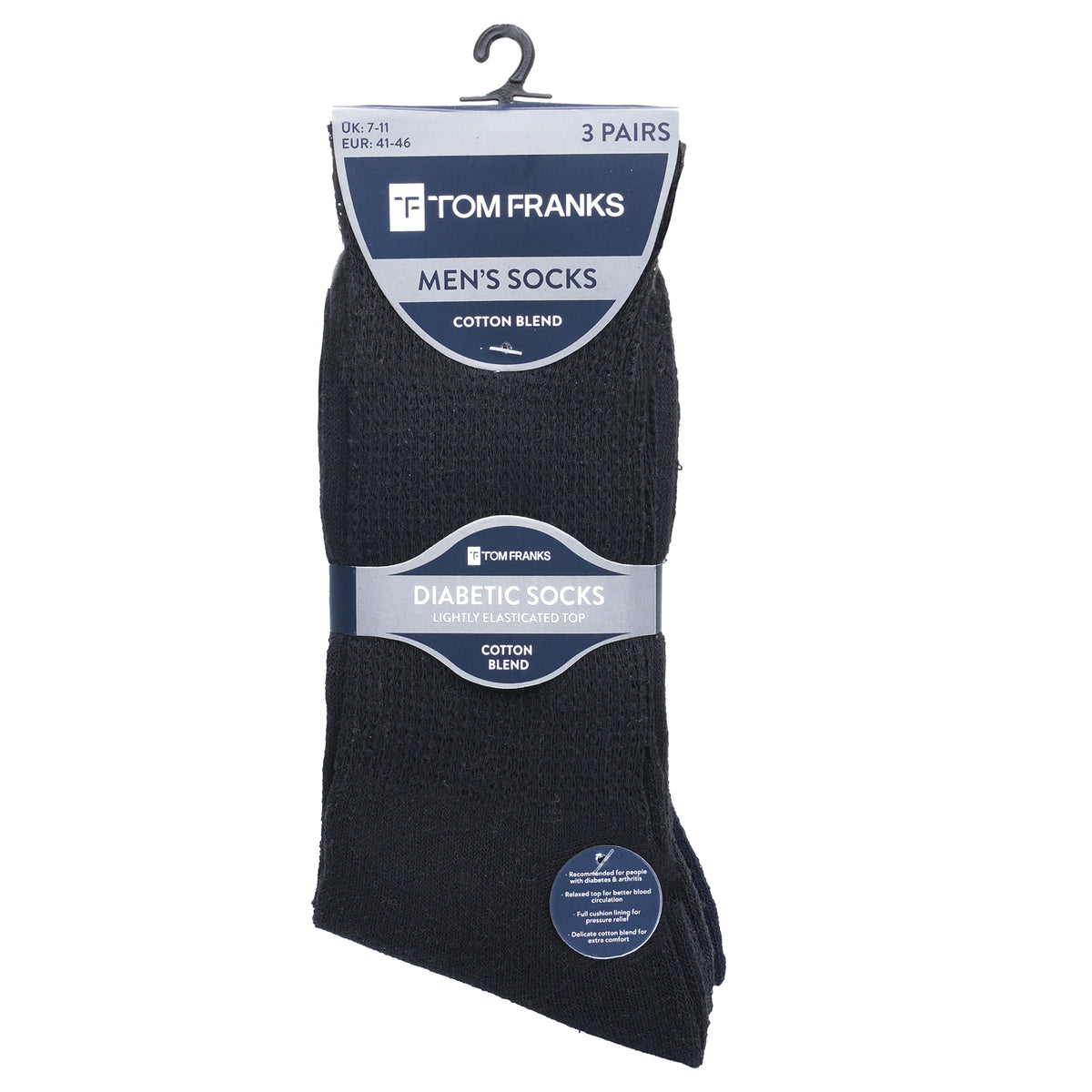 Wholesale Bulk Mens Diabetic Crew Socks Health Circulatory Size 9-11,1