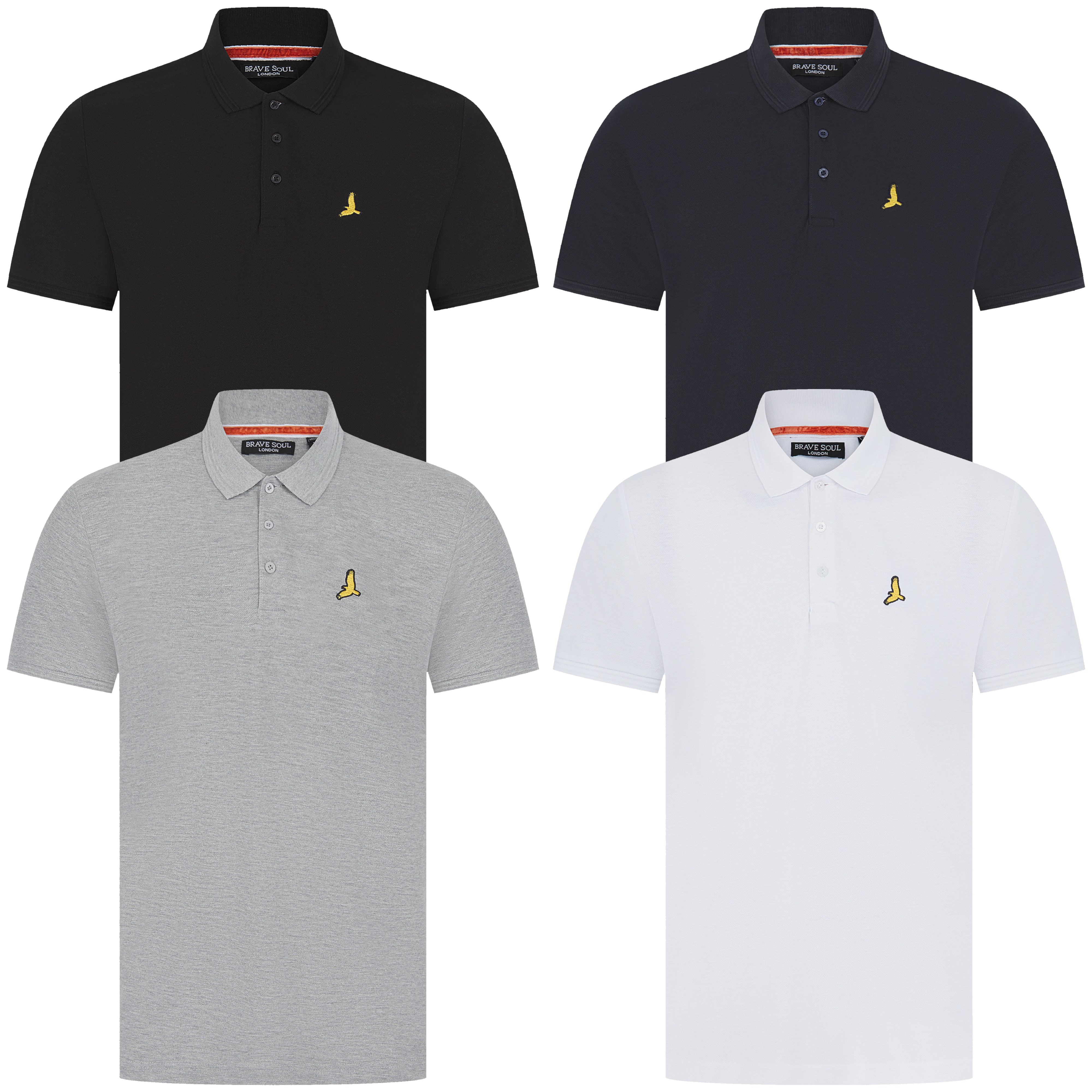Brave Soul Imai Cotton Polo Shirt