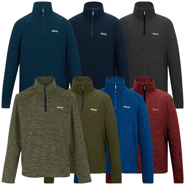 Regatta Thompson Marl Quarter Zip Fleece