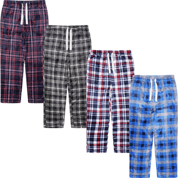 ButtonFresh Plush Luxury Check Lounge Pants