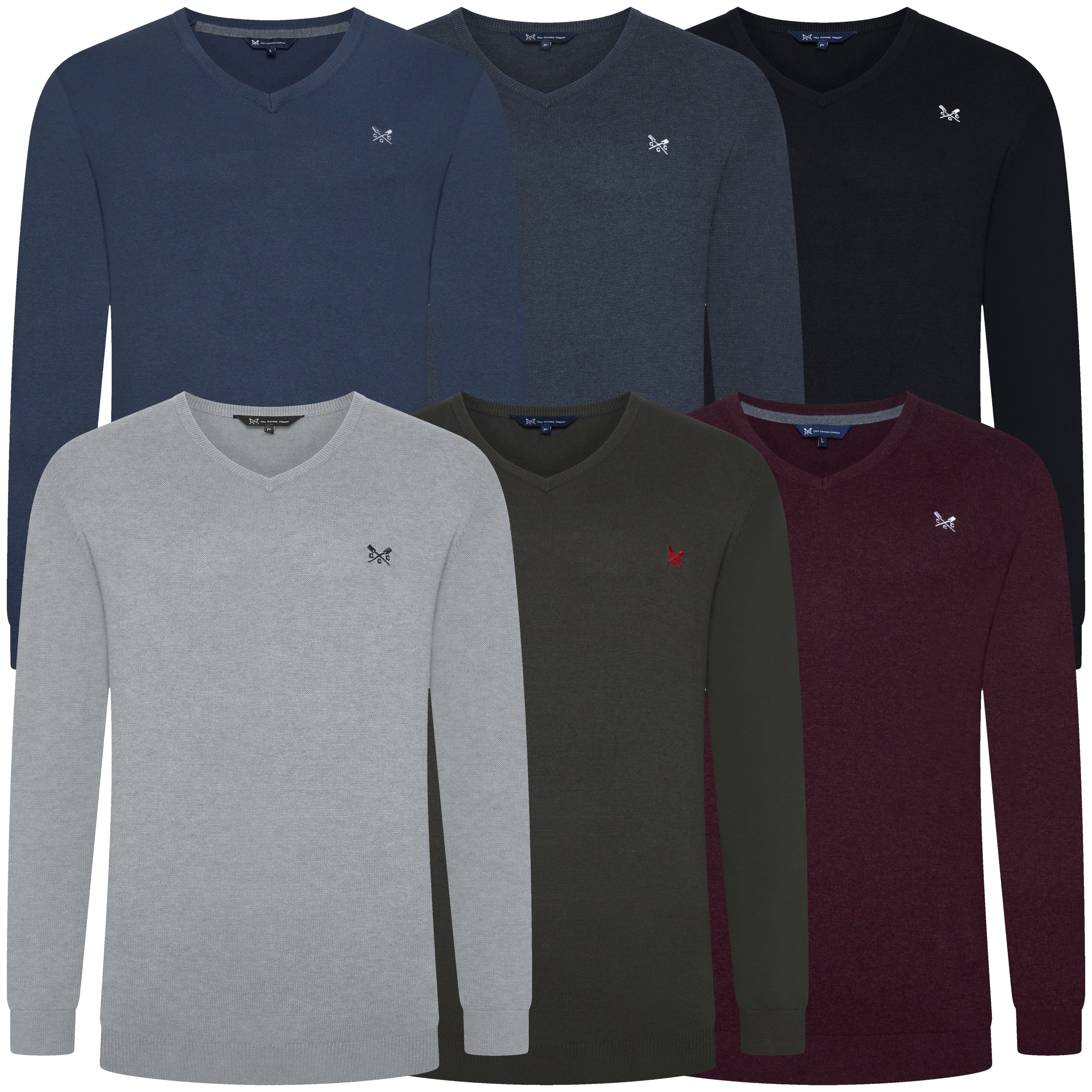 Crew Clothing Company V Neck Jumper