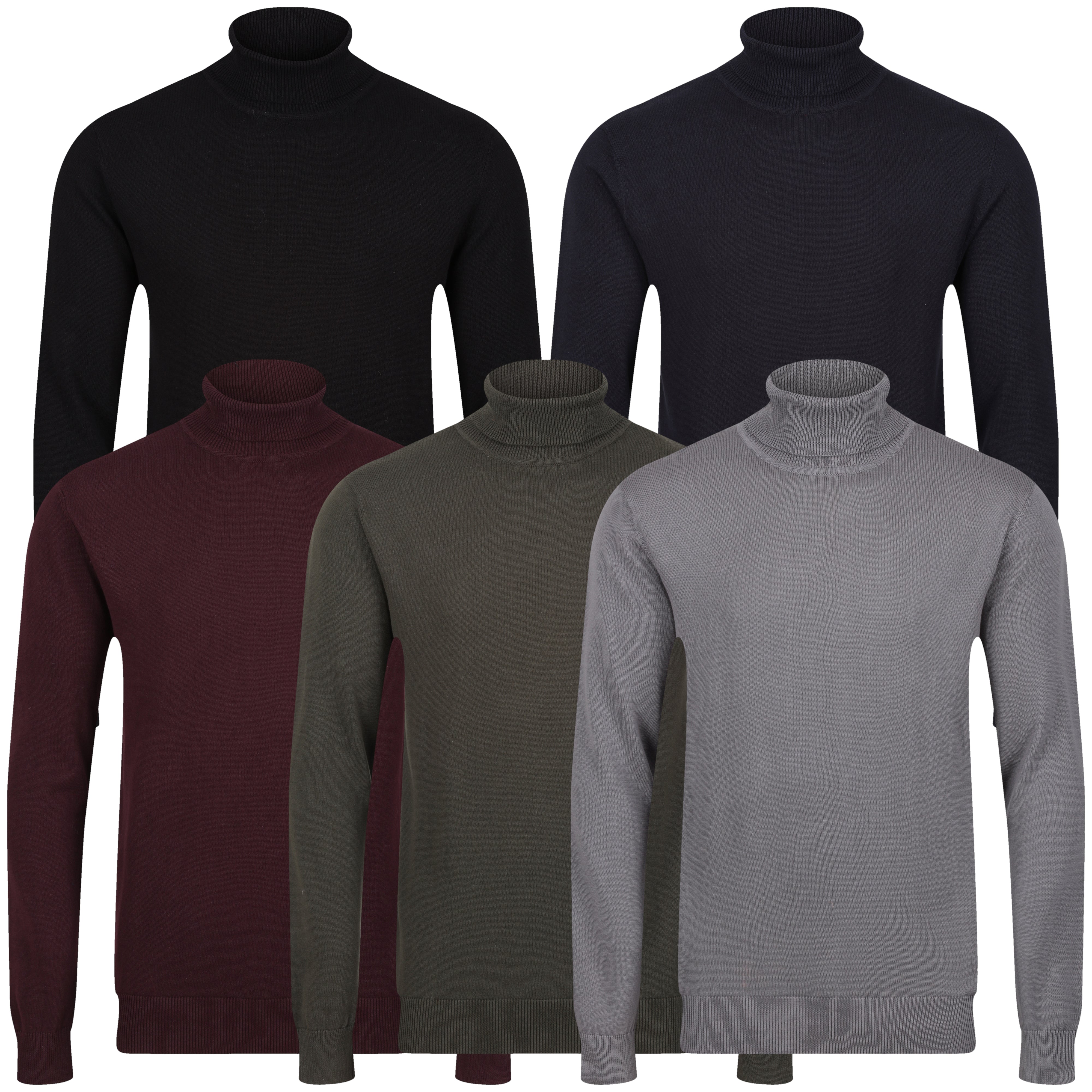 Brave Soul Hume Roll Neck Jumper