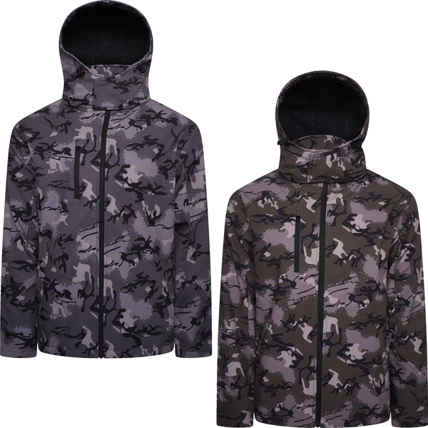 Result Camo TX Performance Hooded Softshell Jacket