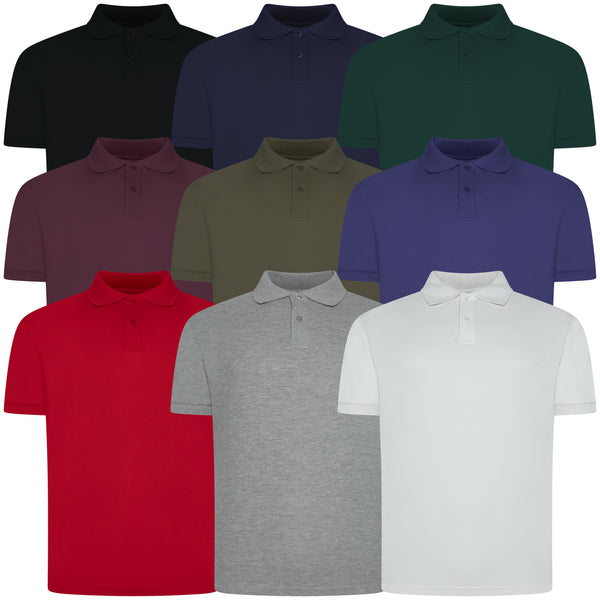 Enfari Short Sleeve Pique Polo Shirt