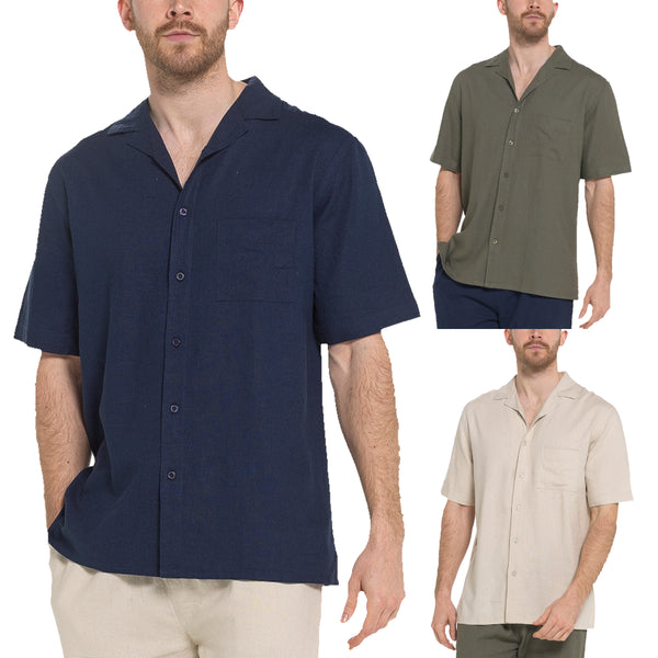 Indigo Roc Linen Blend Shirt