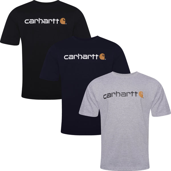 Carhartt Relaxed Fit Heavyweight Short-Sleeve Logo Graphic T-Shirt