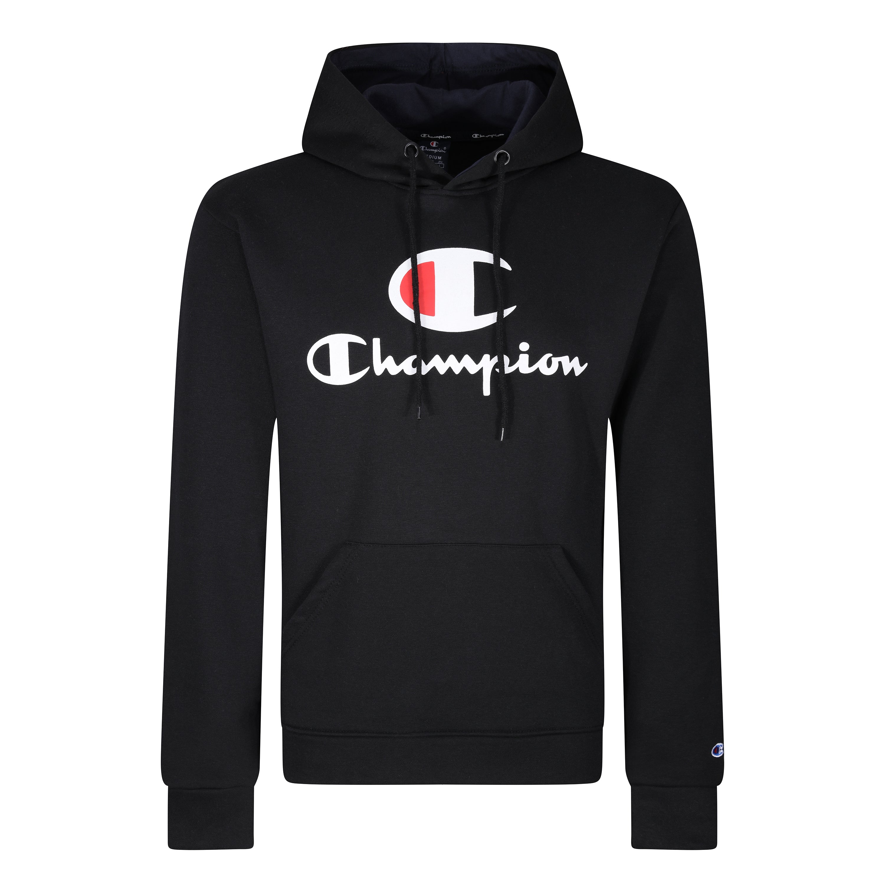 Champion black mens hoodie best sale