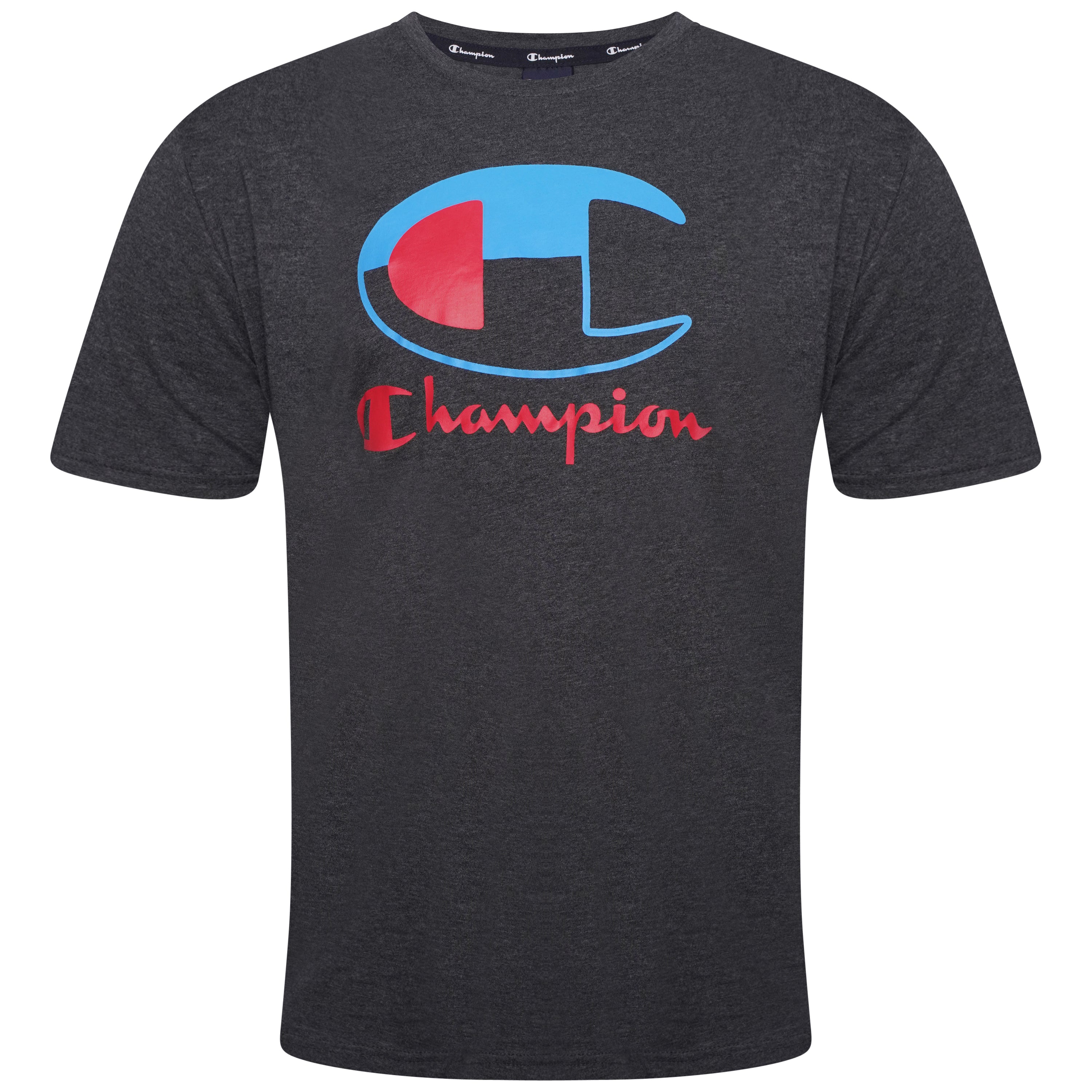 Champion Logo Print T Shirt ButtonFresh