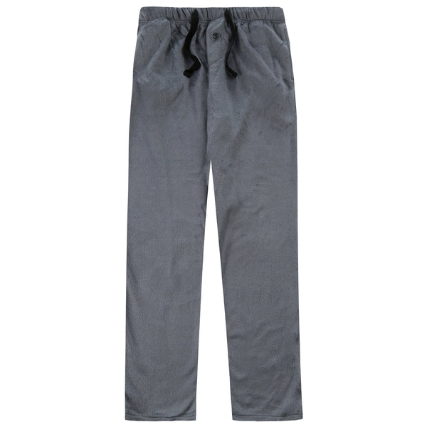 Essential Sleepwear Open Hem Minky Fleece Pants