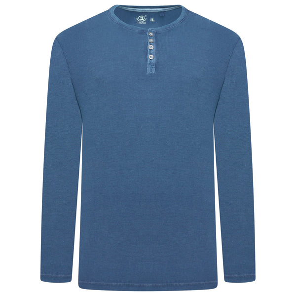 Tom Tompson Thermal Waffle Knit Henley T-Shirt