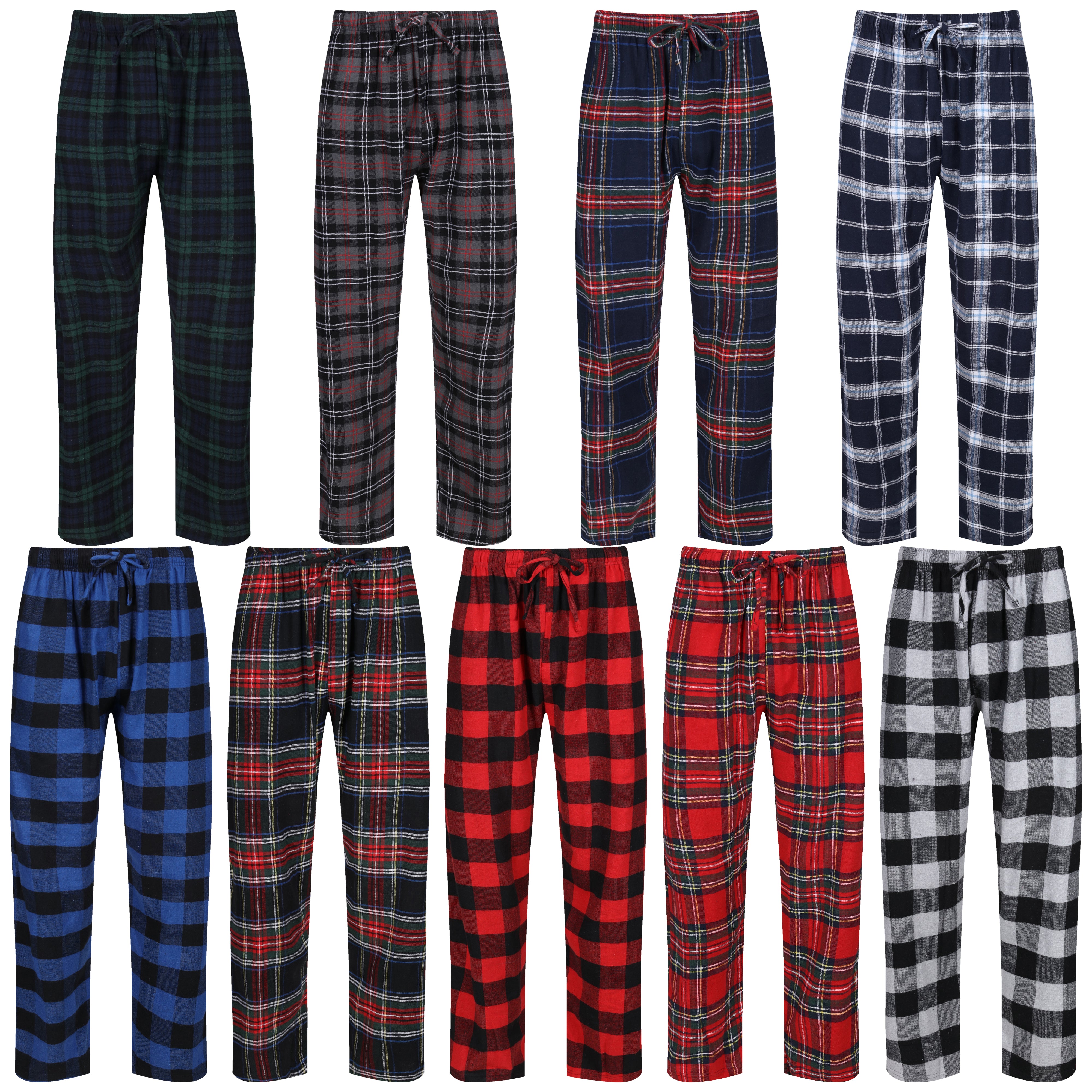 Embargo Woven Check Flannel Lounge Pants