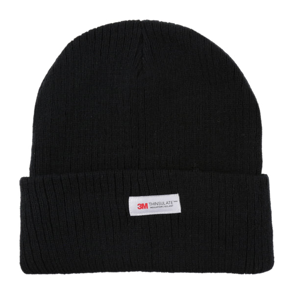 HeatGuard Thinsulate Ribbed Thermal Beanie Hat