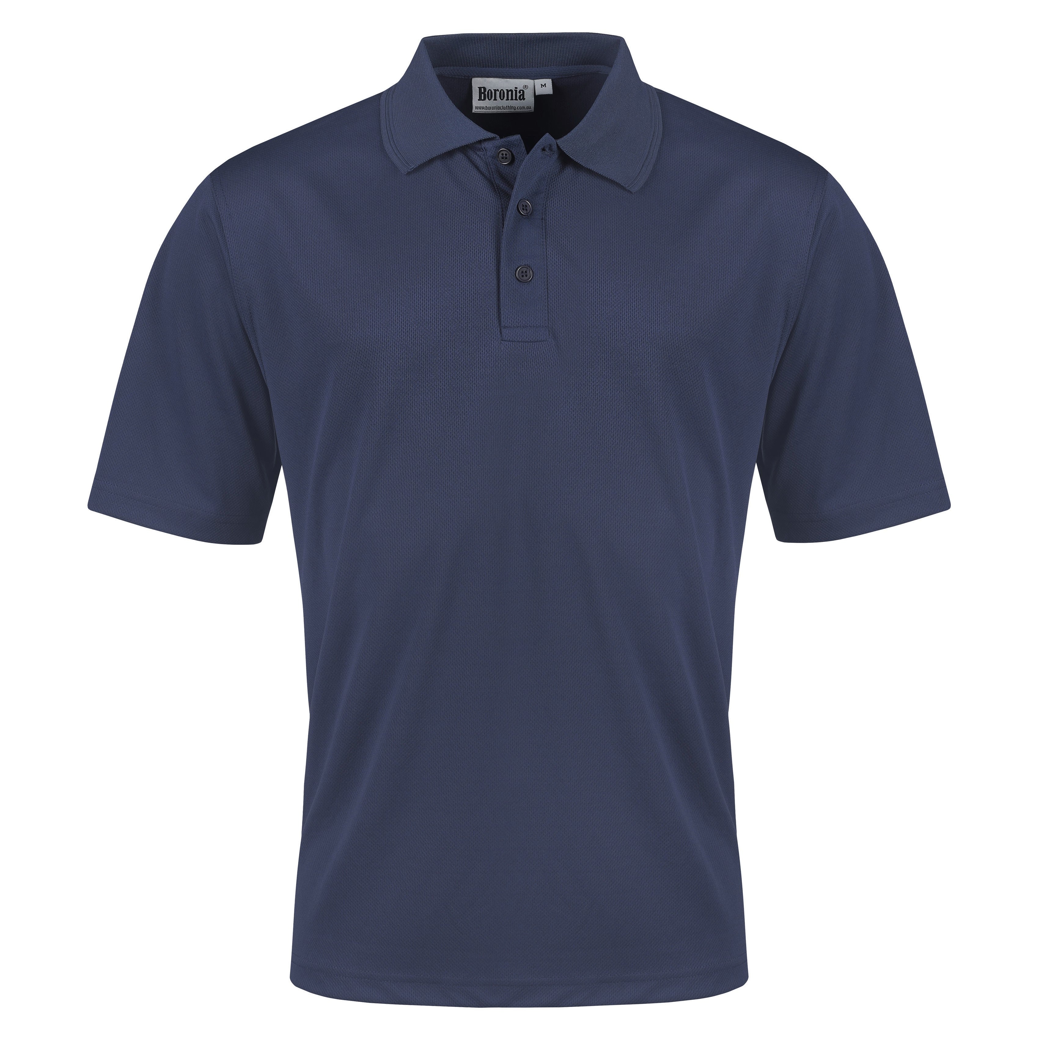 Boronia CoolDry Plain Polo Shirt ButtonFresh